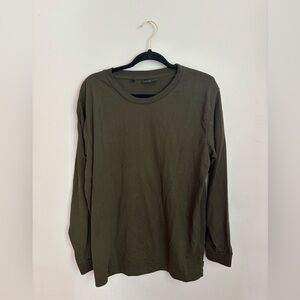 Classic Dark Green Long Sleeve Tee